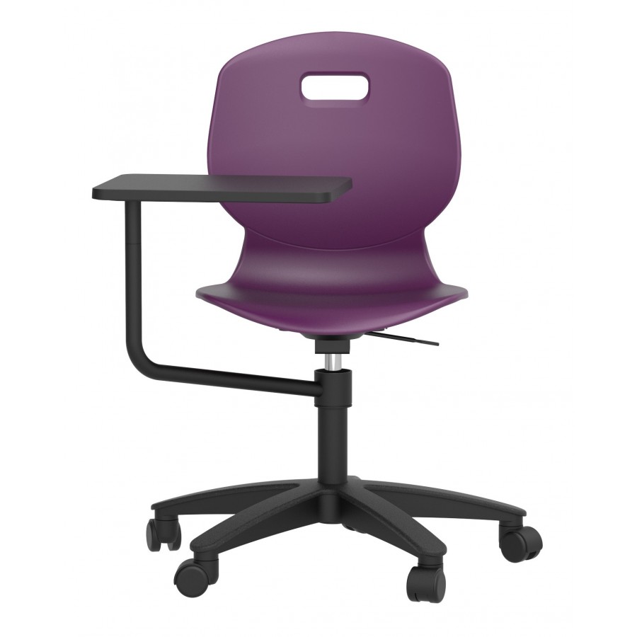 Arc Swivel Wipe Clean Personal Workspace College Chair 